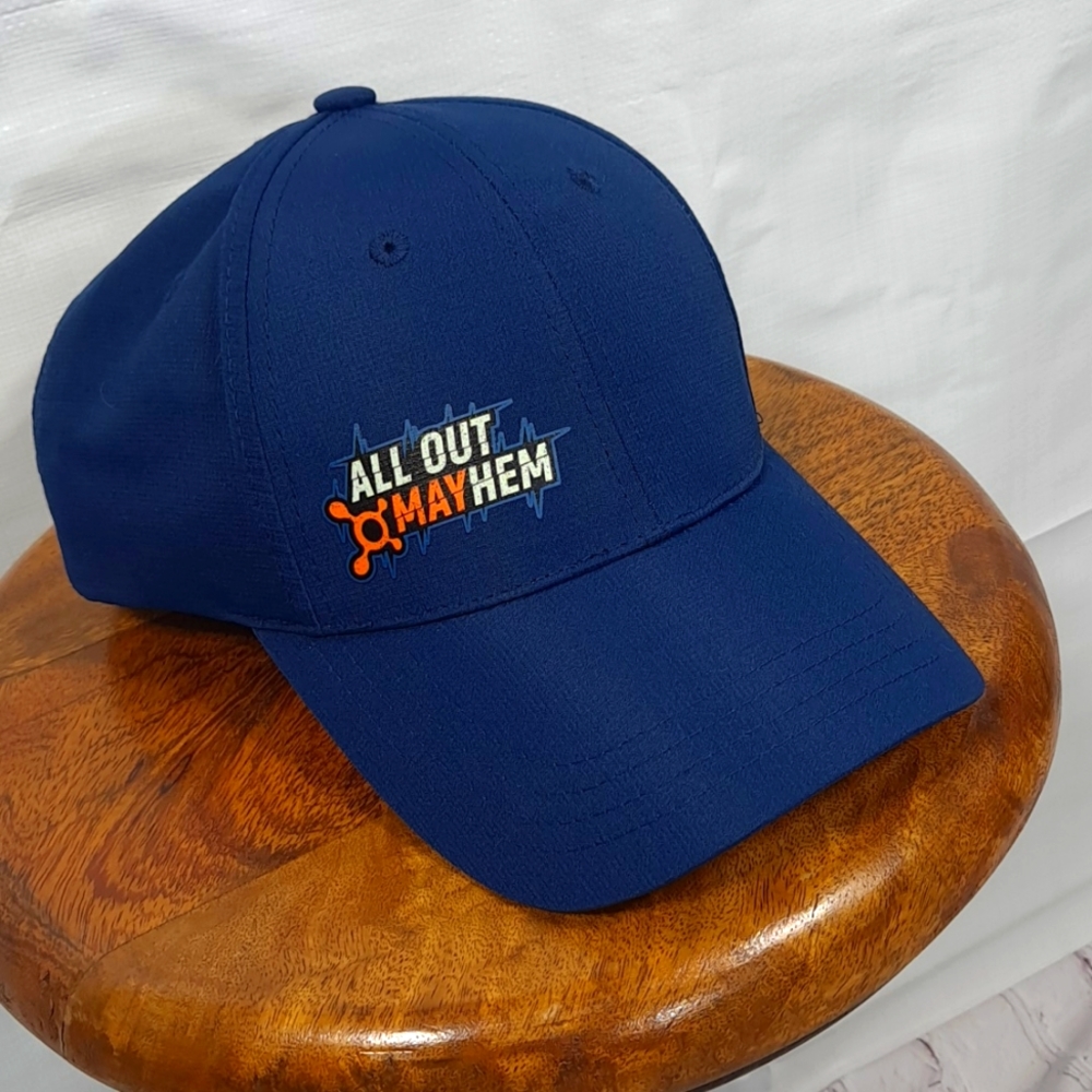 Orangetheory Blue Nylon Velro Strap Hat NWOT